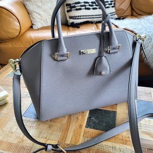 Kate Spade Leather Zip Satchel Crossbody Bag